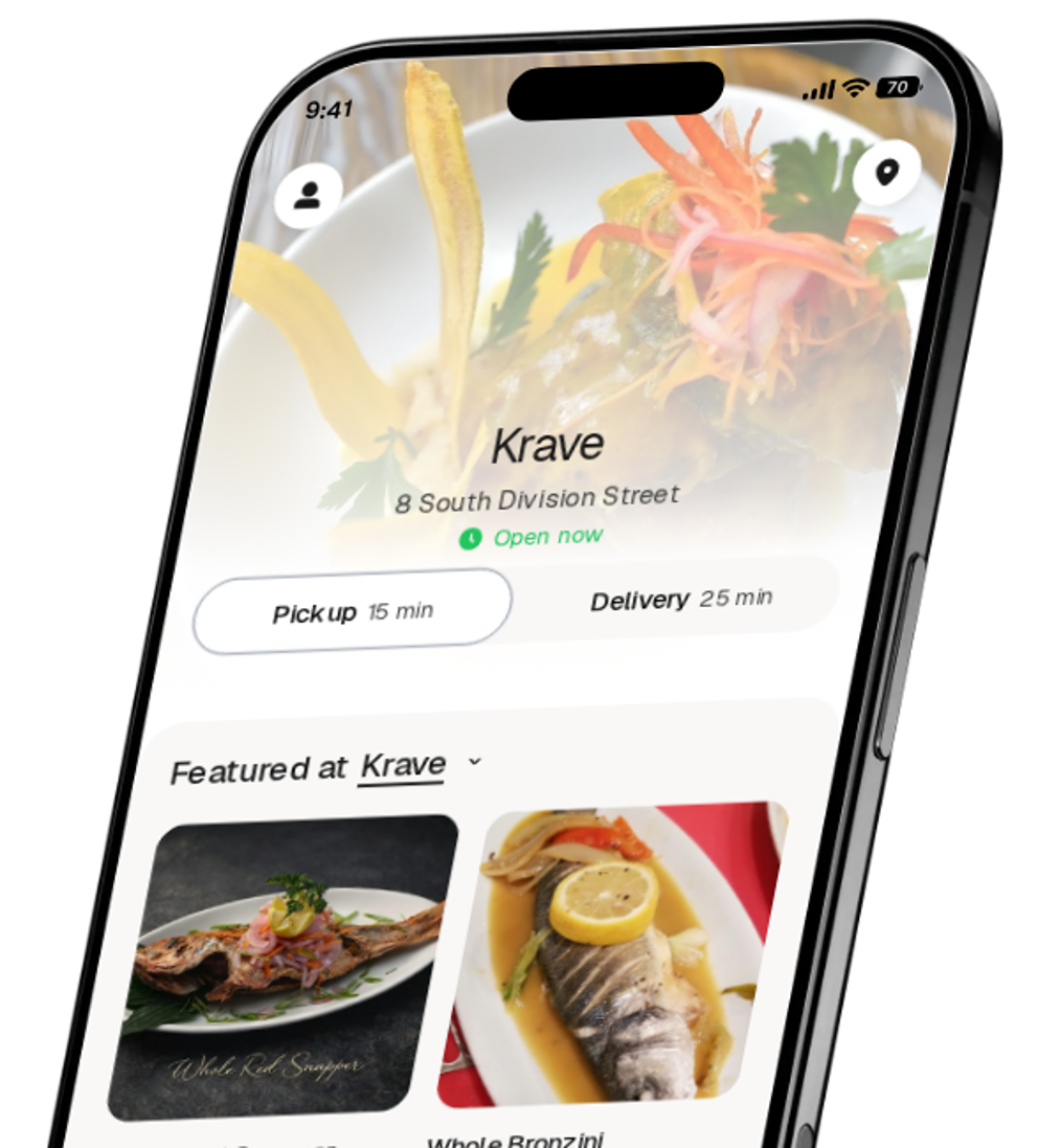 Krave app preview