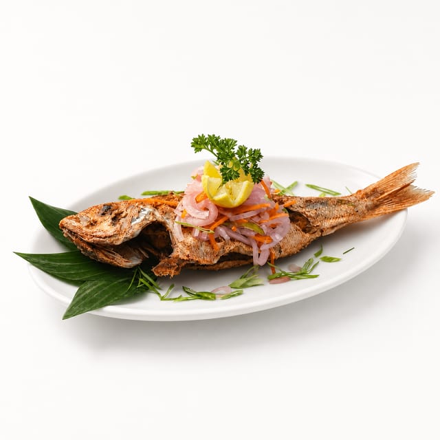 Whole Red Snapper.