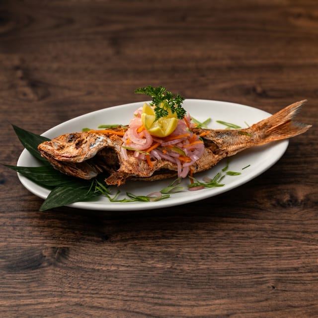 Whole Red Snapper.